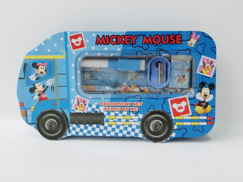 Mickey Iron Box Stationery Set