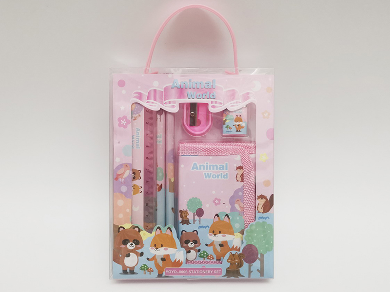 Animals World Stationery Set