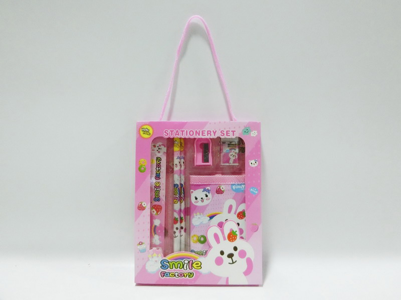 Little White Rabbit Stationery Set