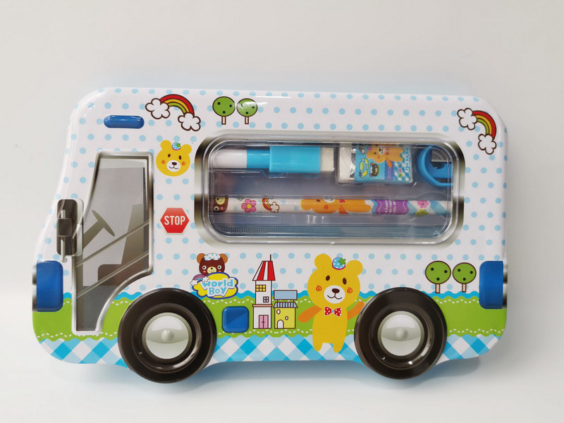 Bear Iron Box Stationery Set