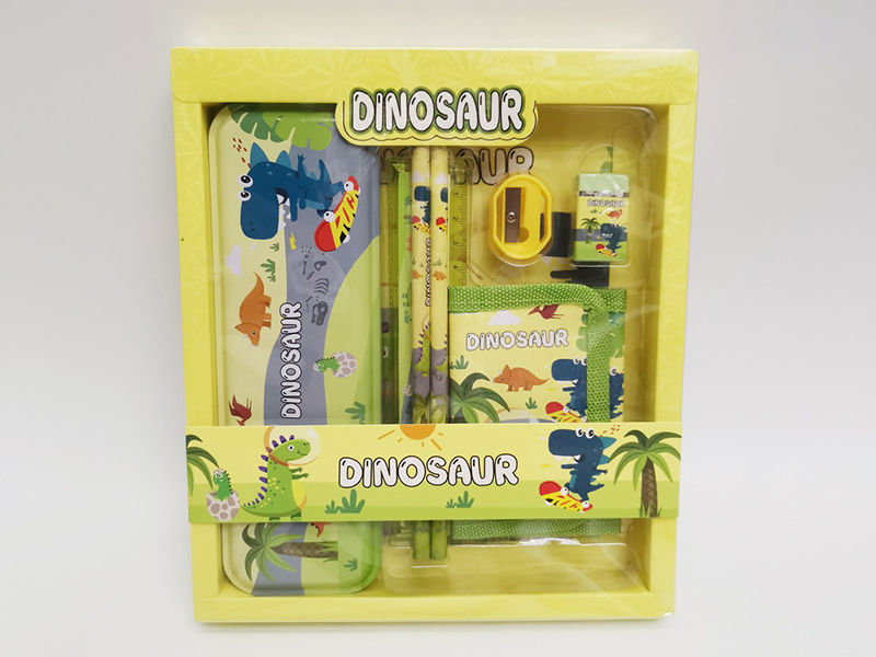 Dinosaur Stationery Set + Wallet