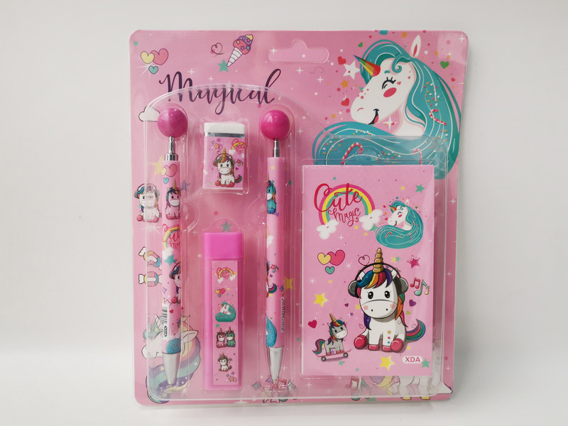 Unicorn Iron Box Stationery Set