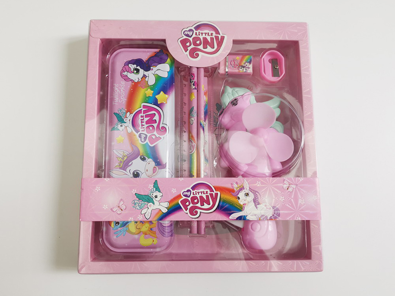 My Little Pony Stationery Set(With Handheld Fan)