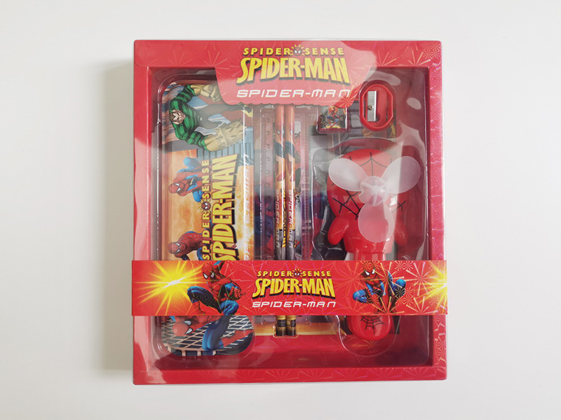 Spider-Man Stationery Set(With Handheld Fan)