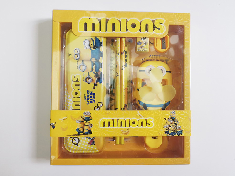 Minions Stationery Set(With Handheld Fan)