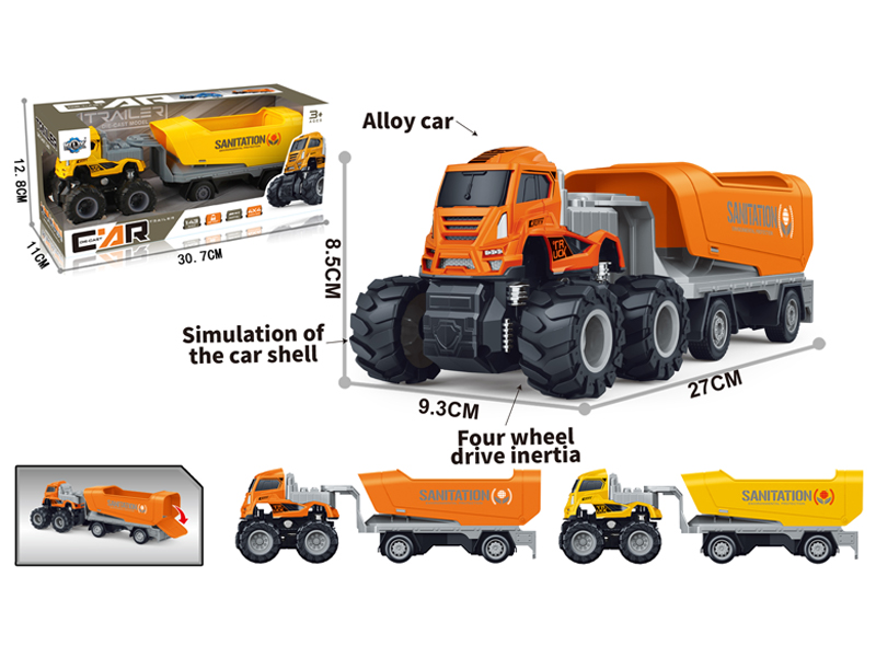 4Wd Friction Alloy Transport Trailer