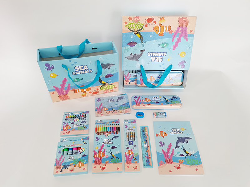 Portable Gift Box Stationery Set(With Puzzle)