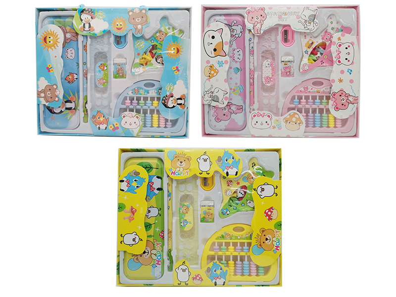 Flight Chess + Abacus Stationery Set(Little Bear)