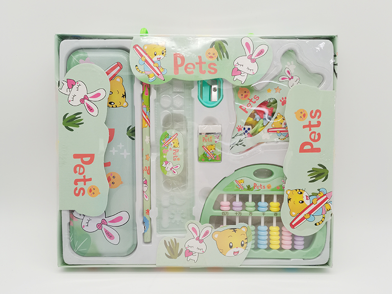 Flight Chess + Abacus Stationery Set(Rabbit)