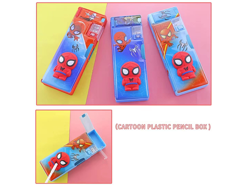 Cartoon Plastic Pencil Case(Spider-Man)