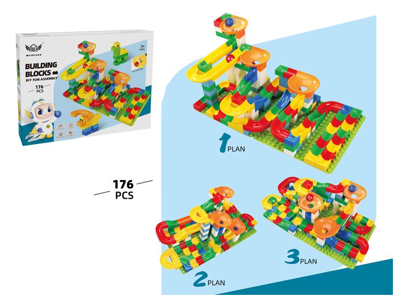 176PCS Slide Block+2 Medium Board