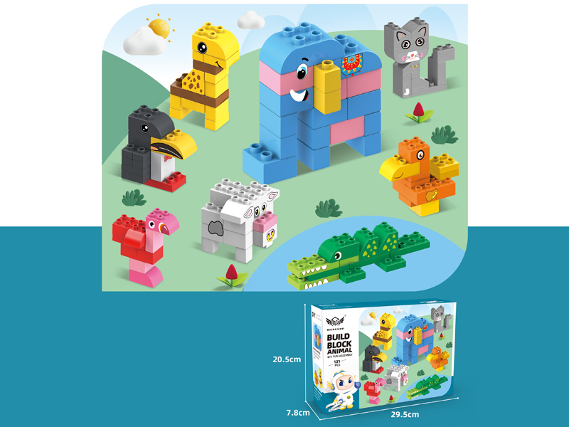Large Particle Animal Building Blocks