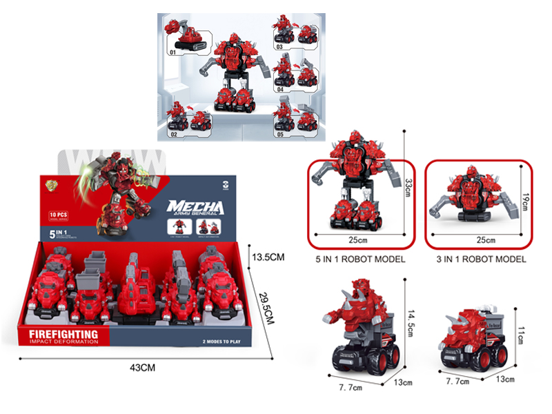 Transformers Dinosaur Pioneer Toy 10PCS