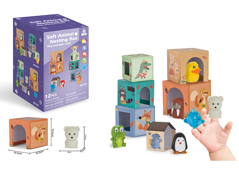Soft Plastic Animals Nesting Box