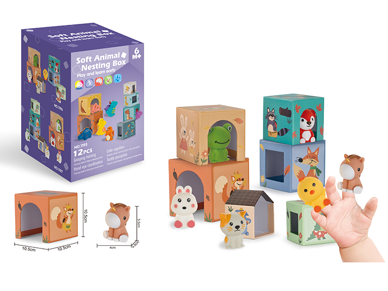 Soft Plastic Animals Nesting Box