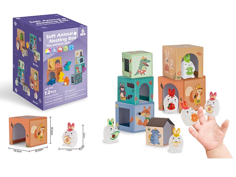 Soft Plastic Animals Nesting Box