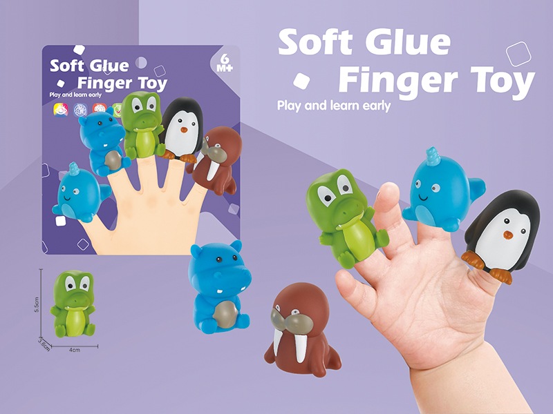 Soft Glue Finger Doll