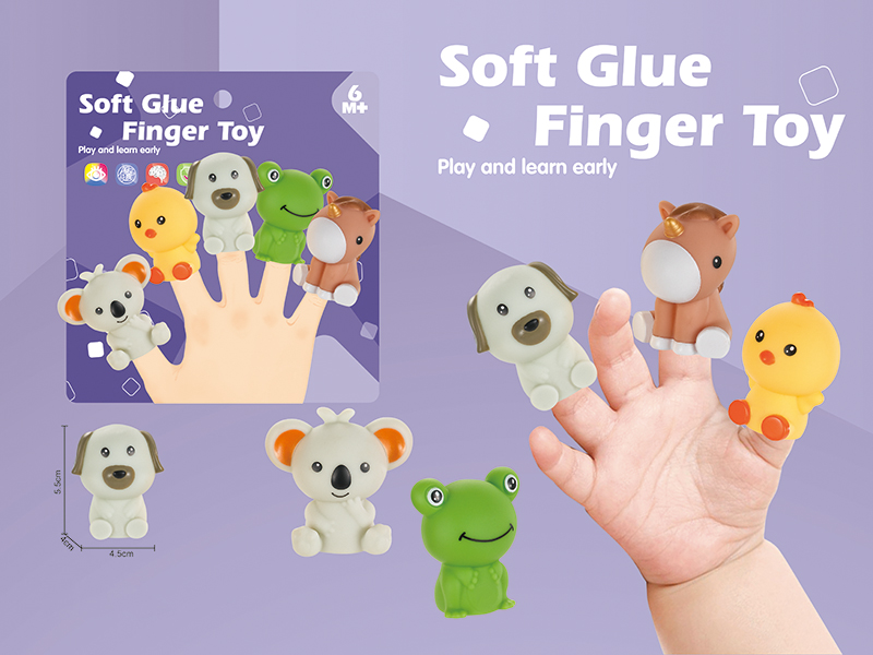 Soft Glue Finger Doll
