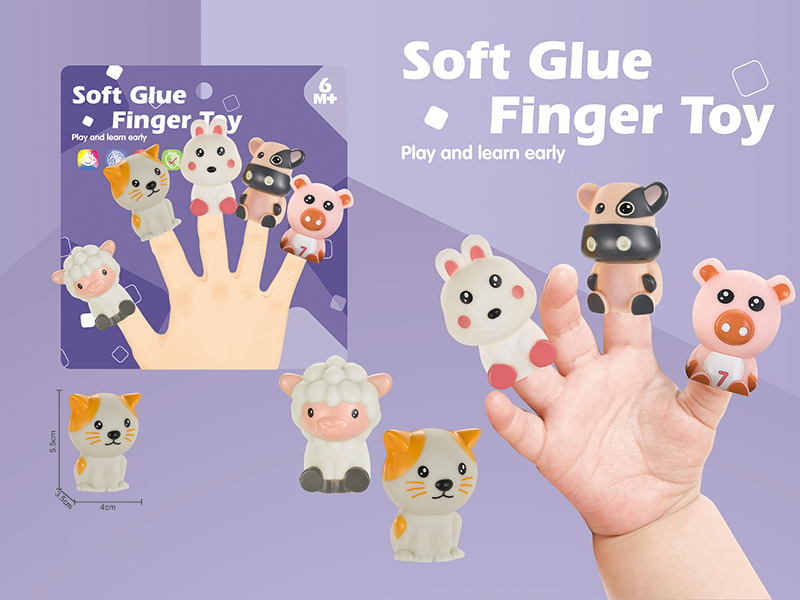 Soft Glue Finger Doll