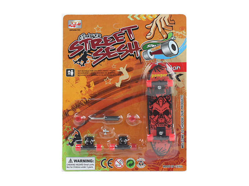 Skull Finger Skateboard