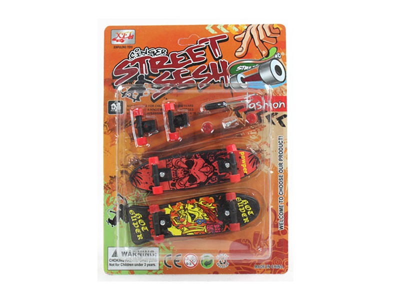 2PCS Skull Finger Skateboard