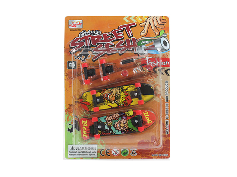 2PCS Joker Finger Skateboard