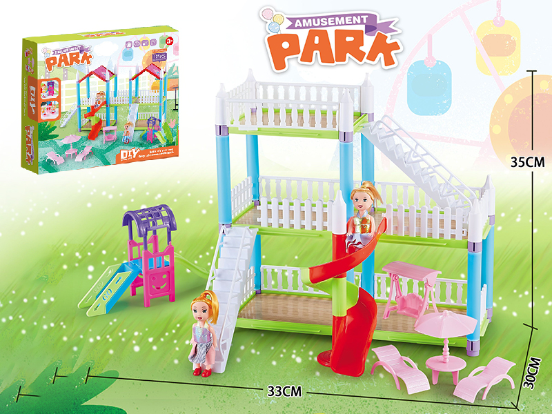 DIY Amusement Park 100pcs