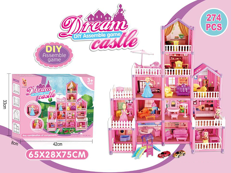 DIY Assembly Villa - 15 Rooms(274PCS)