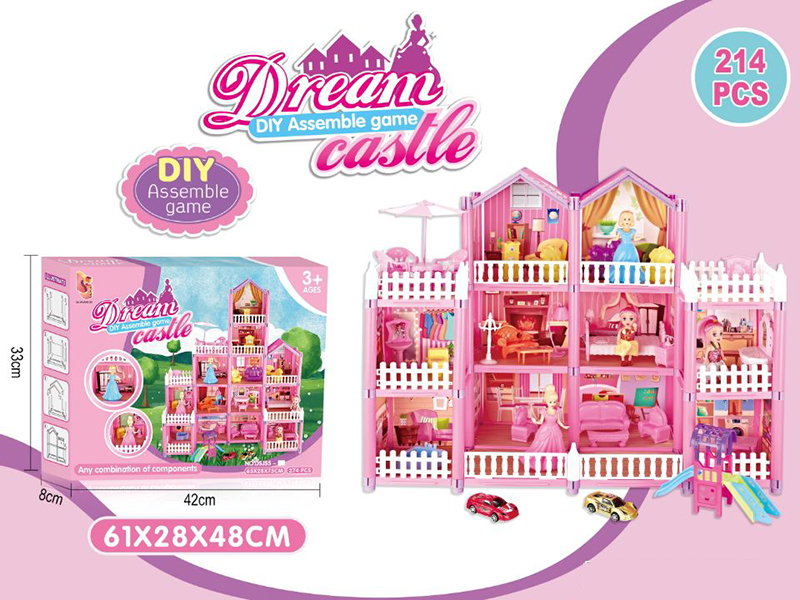 DIY Assembly Villa - 10 Rooms(214PCS)