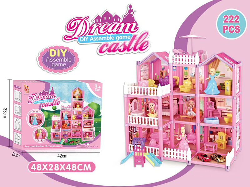 DIY Assembly Villa - 11 Rooms(222PCS)