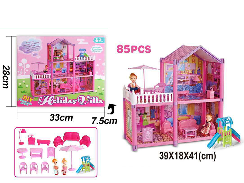DIY Assembly Villa 85pcs