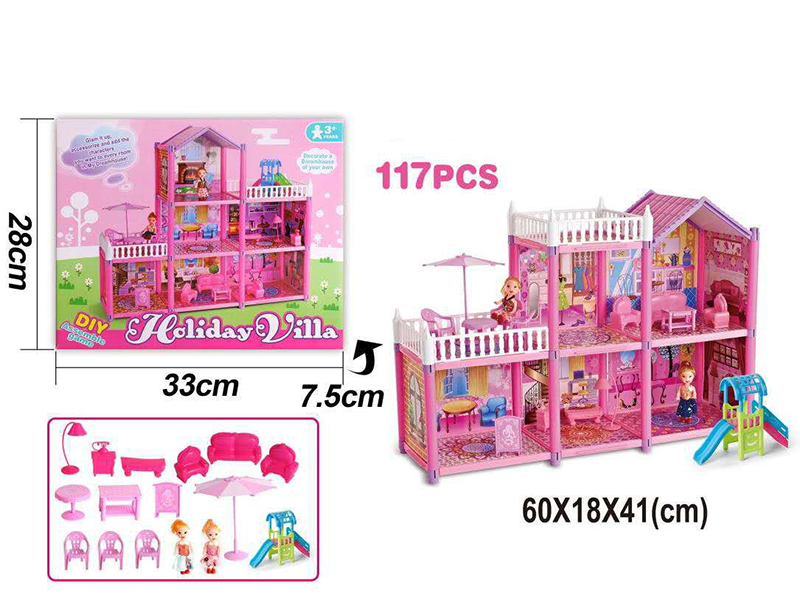 DIY Assembly Villa 117pcs