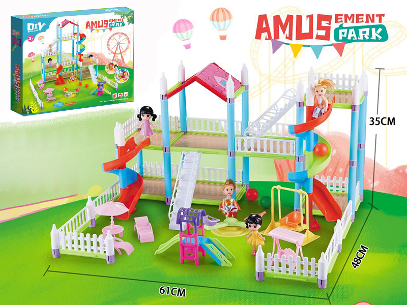 DIY Amusement Park 180PCS