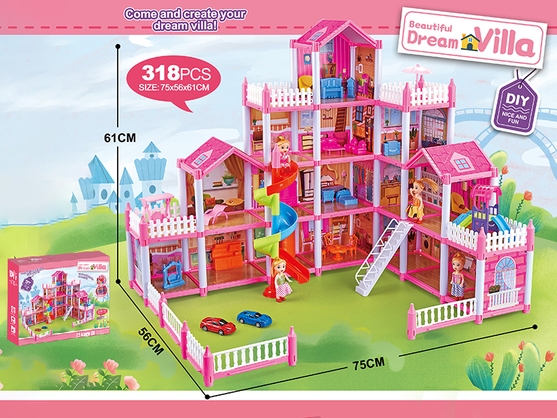 DIY Luxury Villa - 16 Rooms 318pcs