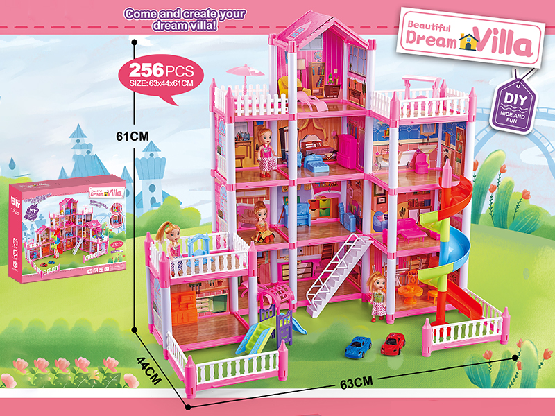 DIY Luxury Villa - 11 Rooms 256pcs