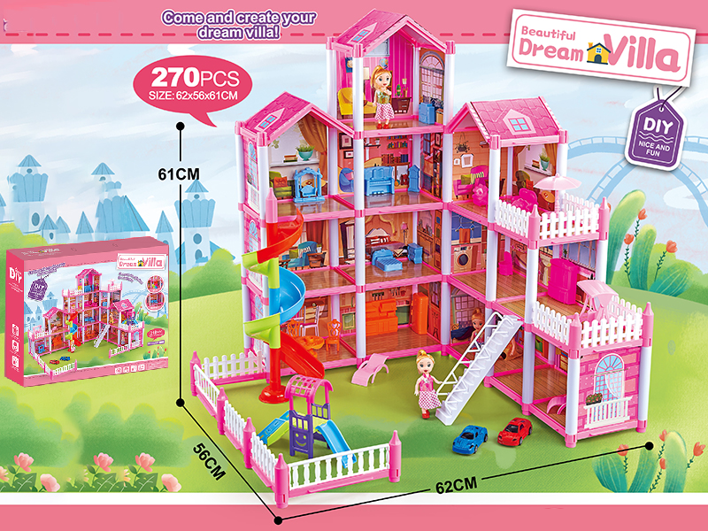 DIY Luxury Villa - 13 Rooms 270pcs