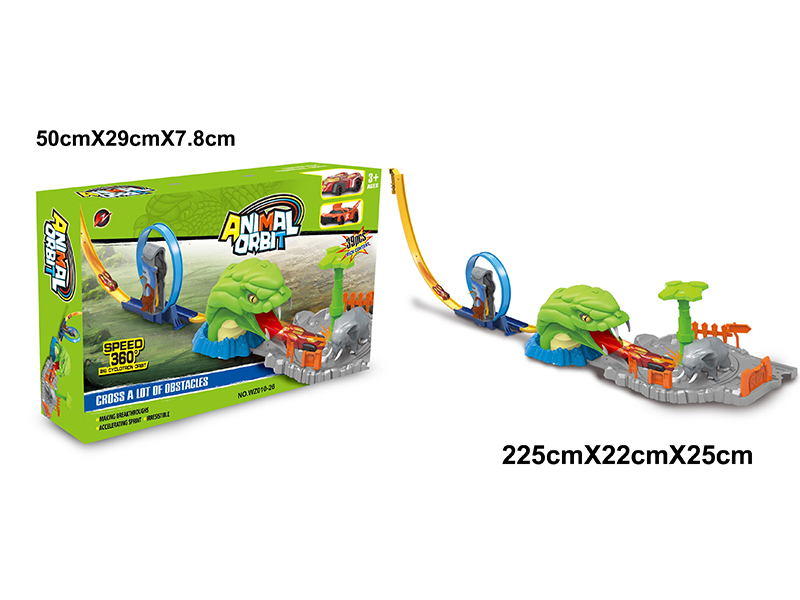 Python Elephant Scene Rail Car