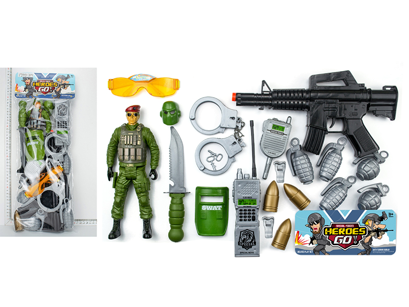 Military Police Toy 21pcs