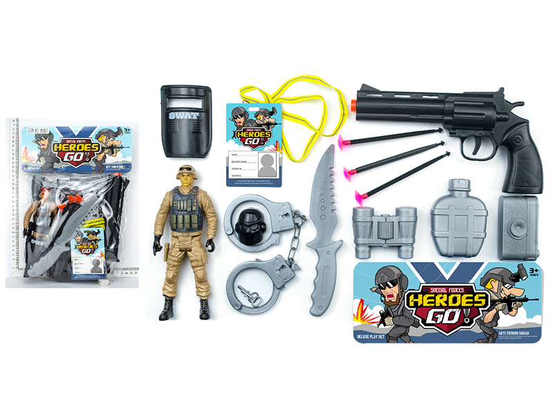 Military Police Toy 15pcs