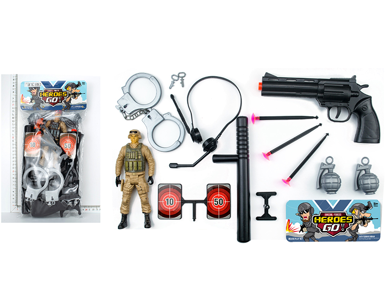 Military Police Toy 14pcs