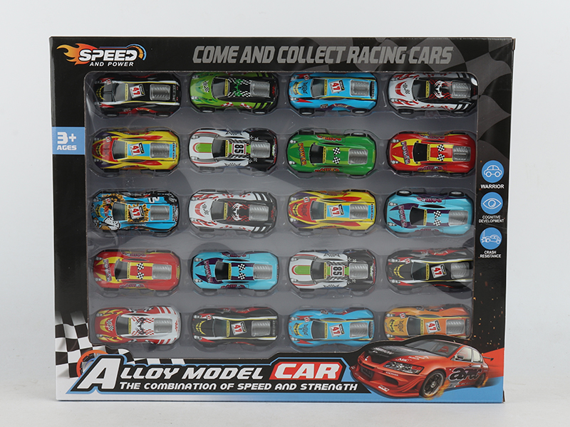 Pull Back 6.8cm Iron Racing Car  20pcs