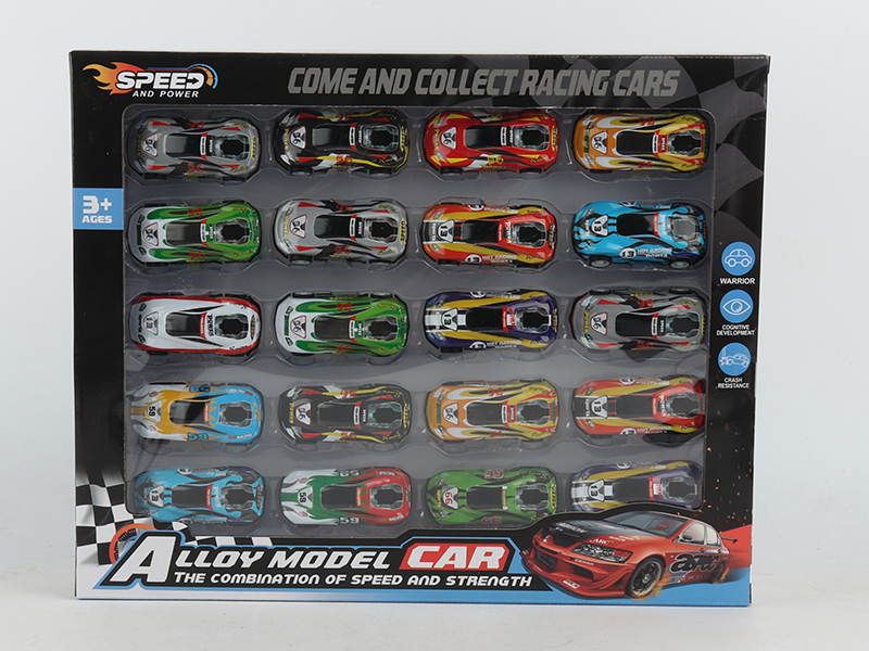 Pull Back 6.8cm Iron Racing Car  20pcs