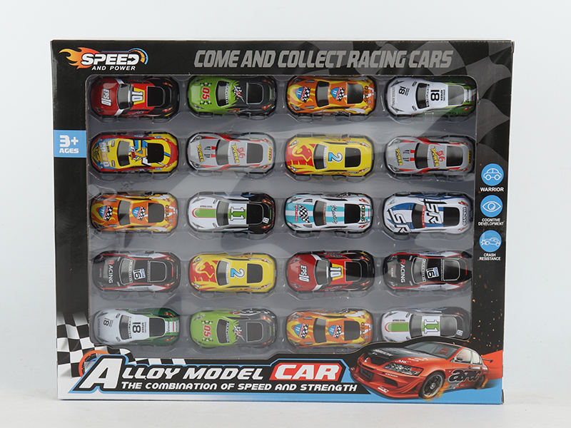 Pull Back 6.8cm Iron Off-Road Vehicle 20pcs