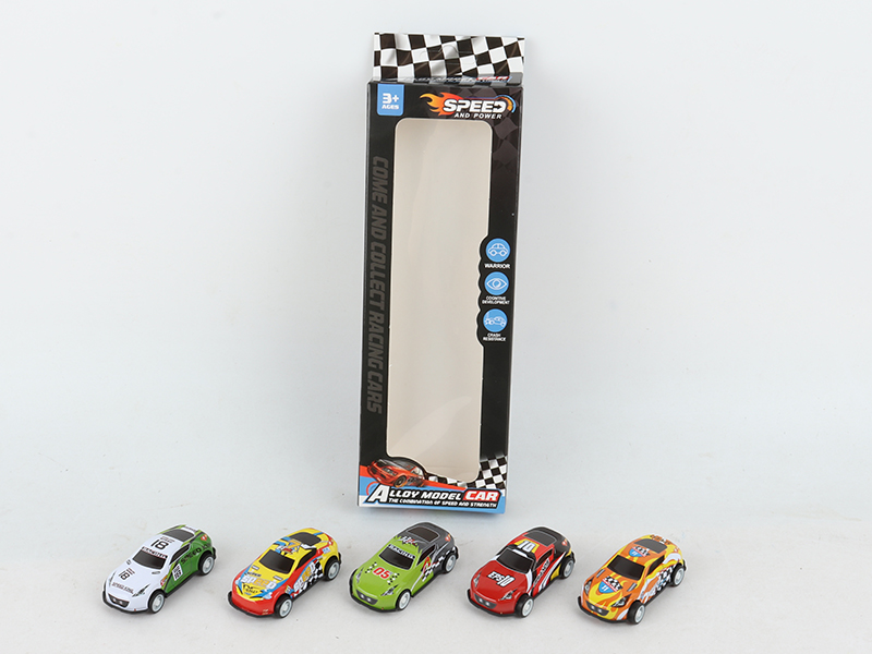 Pull Back 6.8cm Iron Off-Road Vehicle 5pcs