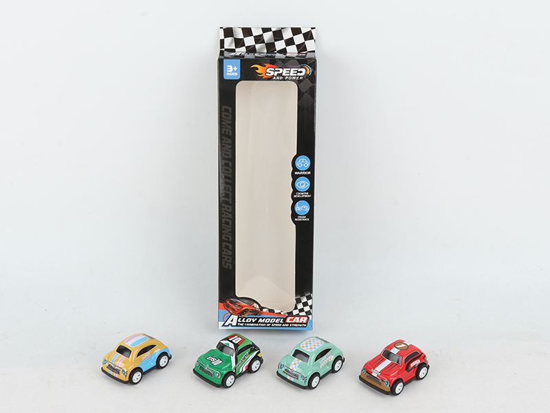 Pull Back 5.5cm Iron Off-Road Vehicle 5pcs