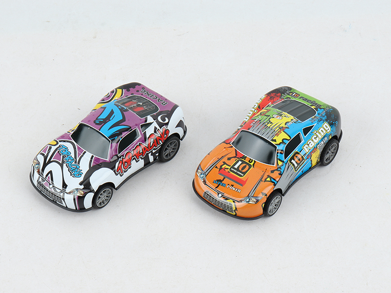 Pull Back Iron Car 2pcs