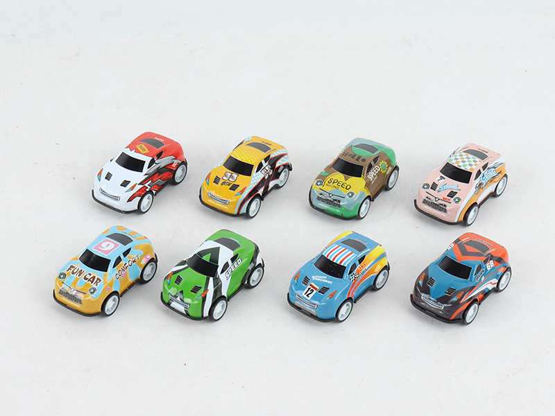 Pull Back 4.8cm Iron Racing Car  8pcs