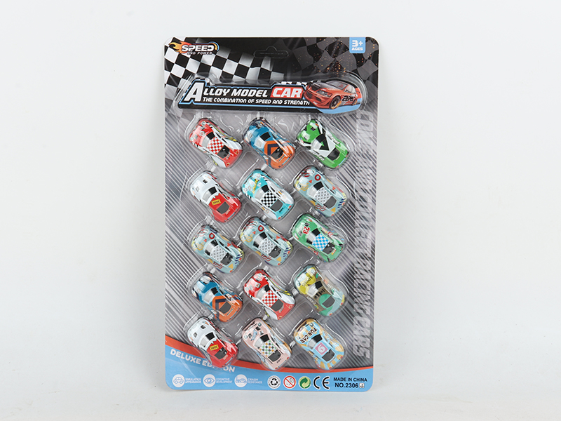 Pull Back 4.8cm Iron Racing Car 15pcs