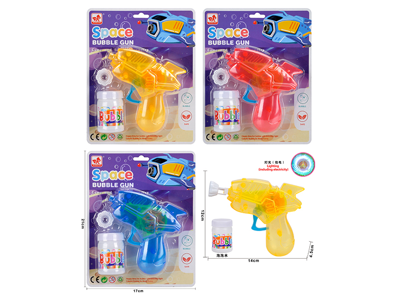 Space Transparent Bubble Gun With Light