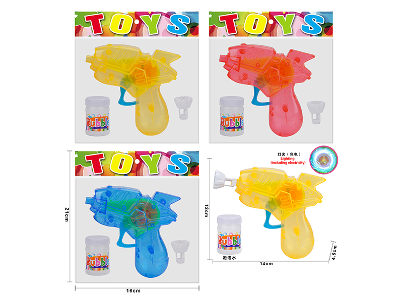 Space Transparent Bubble Gun With Light